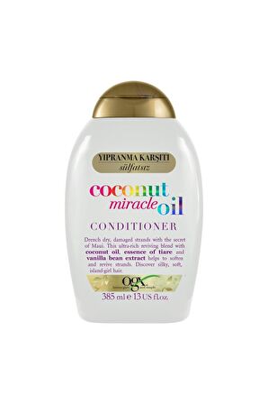 Ogx Yıpranma Karşıtı Coconut Miracle Oil Sülfatsız Bakım Kremi 385 ml X2