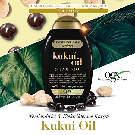 Ogx Elektriklenme Karşıtı Kukui Oil Şampuan 385 Ml