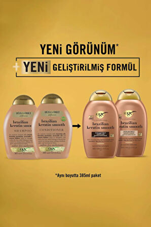 Organix Brazilian Keratin Smooth Düzleştirici Saç Bakım Kremi 385 ml