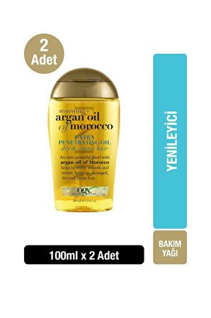 Ogx Tüm Saçlar İçin Yenileyici Argan Yağlı Şampuan 2x100 ml