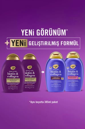Biotin & Kolajen Dolgunlaştırıcı Sülfatsız Saç Bakım Kremi 385 ml