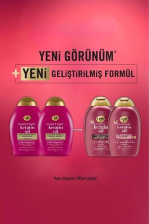 Keratin Oil Kırılma Karşıtı Sülfatsız Şampuan 385 ml