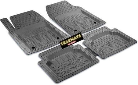 TRAKMATS (kyb2317) 2007 4D UNİVERSAL PREMİUM YUMUŞAK OTO PASPAS GRİ BMW 3 SERİSİ E90 SEDAN ile uyumlu