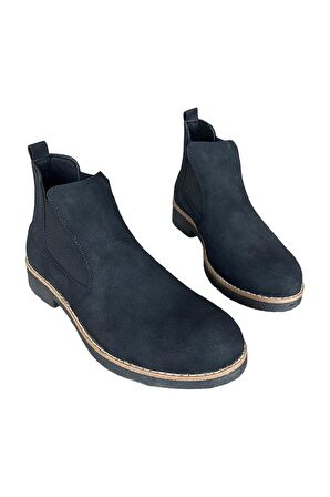 Bilekte Klasik Erkek Chelsea Bot SİYAH - SİYAH