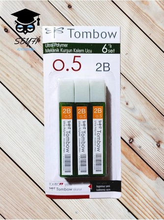 0.5 mm Mekanik Kurşun Kalem Ucu, 2B, 6 Paket (144 Adet)