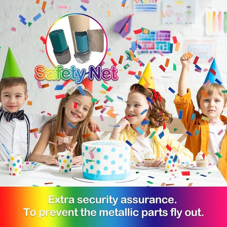 TOYS - Parti için Konfeti, Doğum Günü ve Özel Günler Konfetisi, Rengarenk Karnaval Konfeti 30 cm (Rengarenk)