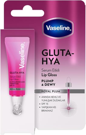 Vaseline Gluta Hya Serum Etkili Lip Gloss Royal Plum