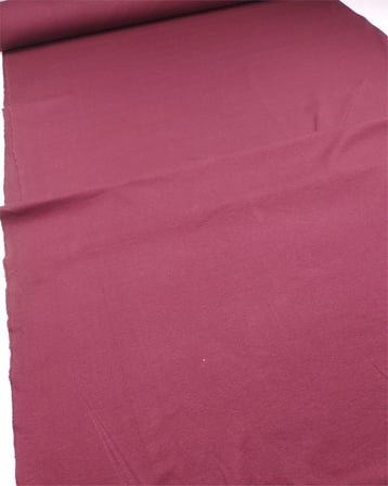Bordo Renkte İnterlok Penye Kumaş Tişörtlük & Elbiselik En: 180cm