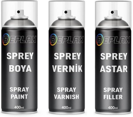 Fiat Albea 798 Yıldız Mavi ile uyumlu Sprey Rötuş Boyası+Vernik+Astar
