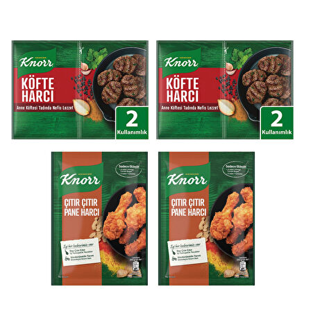 Knorr Köfte Harcı ve Çıtır Pane Harcı 4 lü Karma Paket