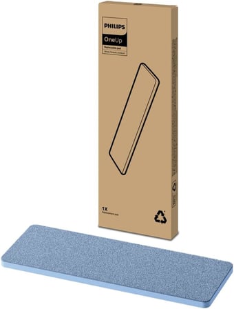 Philips Oneup Elektrikli Mop Değiştirilebilir Tekli Temizlik Pedi, Ahşap/Parke Zeminler İçin, Yıkanabilir, Yeniden Kullanılabilir, Xv1884/10