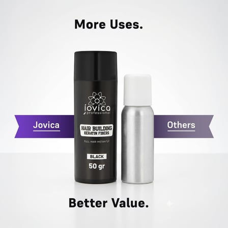 Saç Dolgunlaştırıcı Keratin Toz Fiber - Siyah