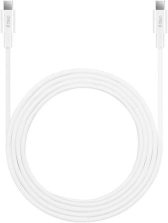 USB-C - USB-C 200cm 65W PD/QC Hızlı Şarj/Data Kablosu Beyaz