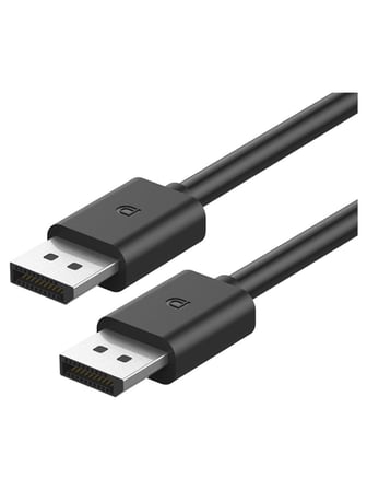 Dp2 Display to Display Kablo 4K (60Hz) 1.2 V (1.8m) - 4K DisplayPort Kablosu, Erkek-Erkek Ekran Bağlantı Nokta Kablosu Dizüstü Masaüstü Monitör için Uyumlu
