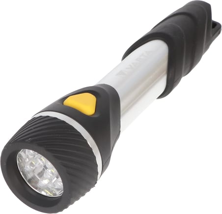 Day Light Multi LED F10 Taschenlampe mit 5 LEDs (inkl. 1xAA Longlife Power Batterie, ideal für Haushalt, Camping, Angeln, Garage, Notfall, Stromausfall, Outdoor)