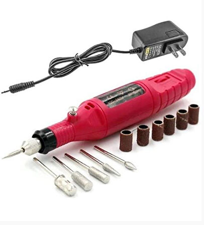 6 Uçlu Elektrikli Manikür Pedikür Seti