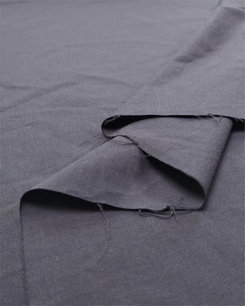 Siyah Renkte Poplin Benzeri Pamuk Sentetik Karışık Dokuma Kumaş Gömleklik & Elbiselik 150x260cm