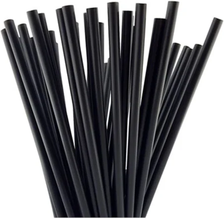 Miopack Nice Plast Kalın Siyah Frozen Pipet 100'Lü Siyah