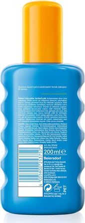 Nivea Sun Spf50 Koruma Ve Bronzluk Gunes Spreyi 200Ml, Dogal Bronzluk, Suya Dayanikli,Melanin