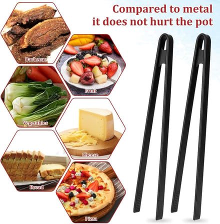 Silikon Maşa,Silikon Cımbız Maşa,Silikon Kaplamalı Mutfak Maşası,Barbekü,Kızartma Ve Servis İçin Maşa (1)