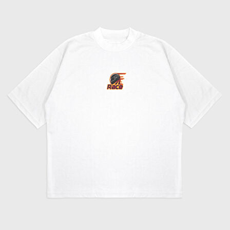 Oversize 'Nıght Ride' T-Shırt