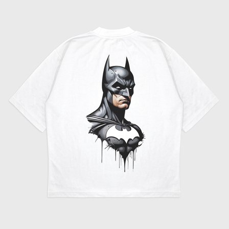 Oversize 'Batman' Baskılı t-shirt