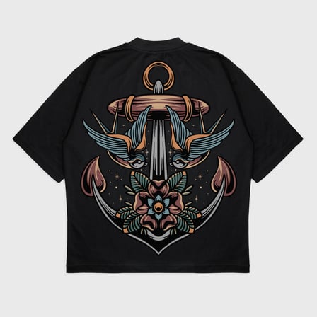 Oversize 'Anchor' t-shirt