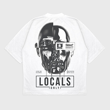 Oversize 'Locals' T-Shırt