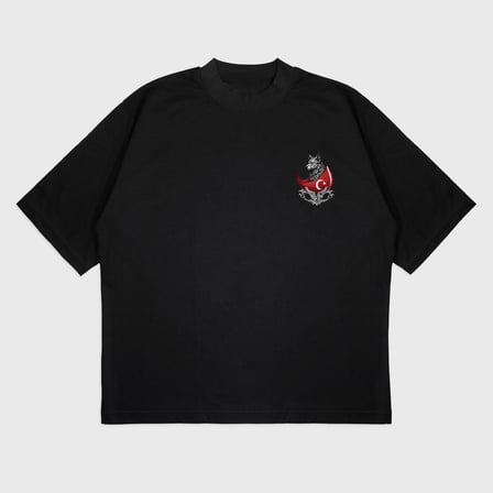 Oversize 'Güç' Baskılı t-shirt