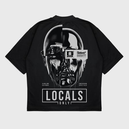 Oversize 'Locals' t-shirt