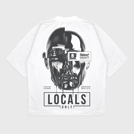 Oversize 'Locals' t-shirt