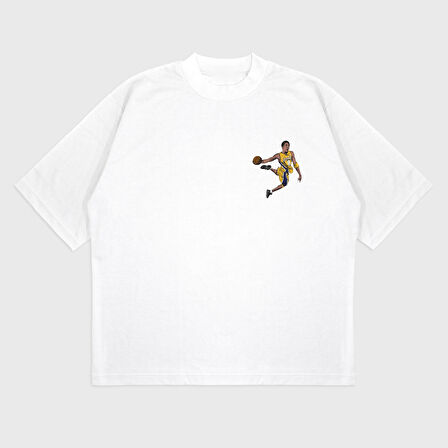 Oversize 'Kobe Bryant' Baskılı T-Shırt
