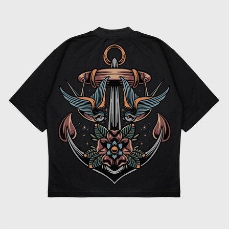 Oversize 'Anchor' t-shirt