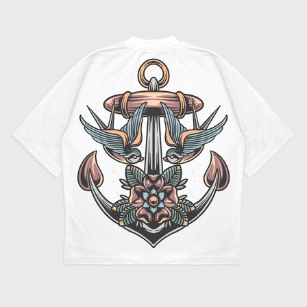Oversize 'Anchor' t-shirt
