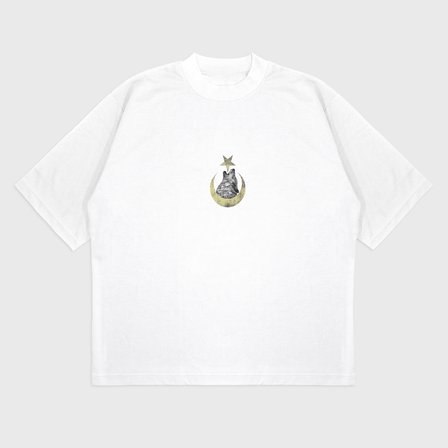 Oversize 'Güç' Baskılı t-shirt