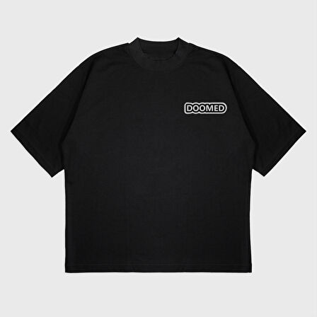 Oversize 'Doomed' T-Shırt