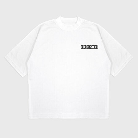 Oversize 'Doomed' T-Shırt