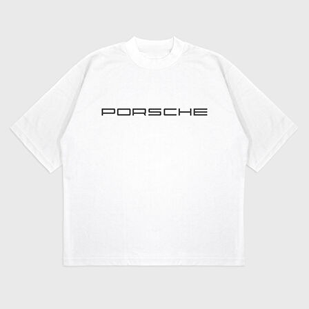Oversize 'Porsche' T-Shırt