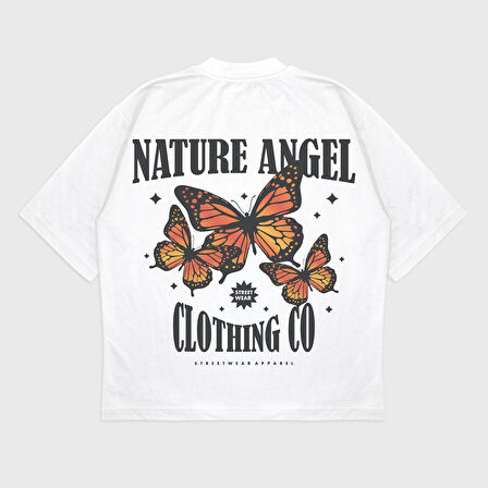 Oversize 'Nature Angel' T-Shırt