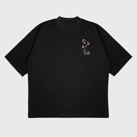 Oversize 'Kobe 8' Baskılı t-shirt