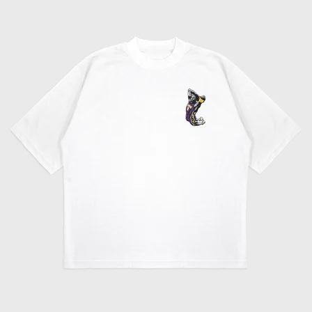 Oversize 'Kobe 8' Baskılı t-shirt