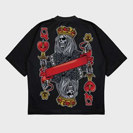 Oversize 'Mug Skeleton' T-Shırt