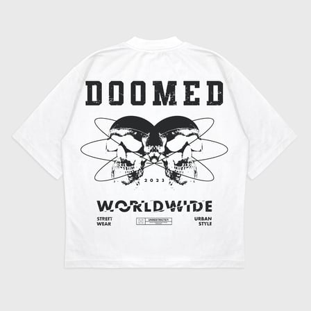 Oversize 'Doomed' t-shirt