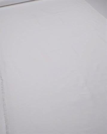 Beyaz Renkte Yumuşak Dökümlü Pamuk Viskon Kumaş Elbiselik & Gömleklik 150x200cm