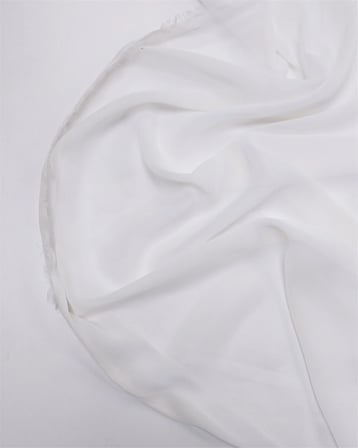 Krem İle Ekru Aarası Renkte Uçuş Uçuş Şifon Kumaş Elbiselik & Pareoluk En: 150cm