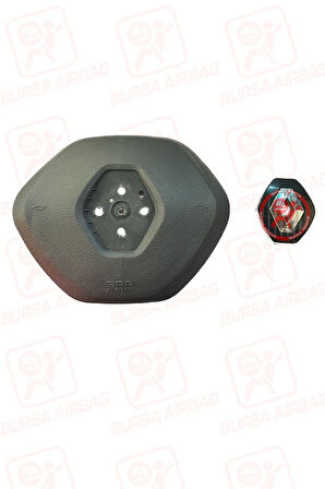 Renault Uyumlu Clio 5 Airbag Kapağı Armalı 
