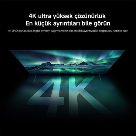 Xiaomi TV A Pro 75 2026 75 İnç 189 cm 4K UHD QLED Google TV Dolby Vision HDR Smart TV Siyah