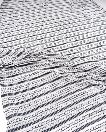 Siyah Beyaz Renklerde İncecik Tiril Tiril Triko Örme Kumaş Hırkalık & Kazaklık 190x200cm