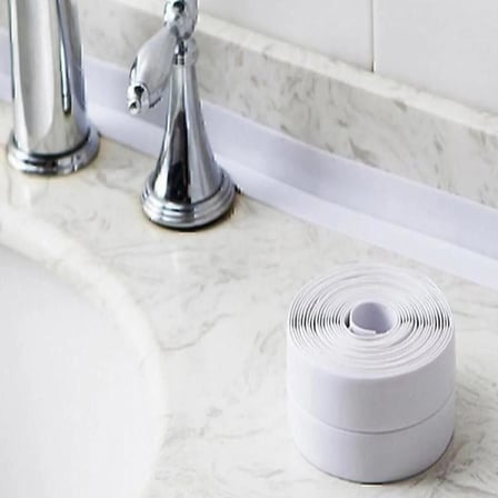 Promosyonca Banyo ve Mutfak Sızdırmaz Bant, Kendinden Yapışkanlı, Beyaz
