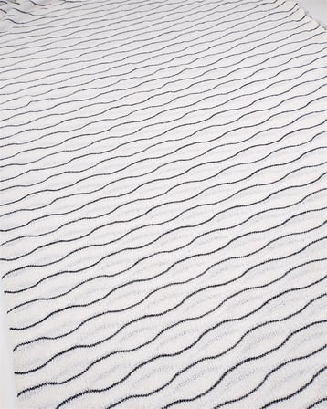 Siyah Beyaz Renklerde İncecik Tiril Tiril Triko Örme Kumaş Hırkalık & Kazaklık 170x250cm